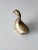 Mid-Century Brass Goose Figurine For Sale - Image 10 of 11
