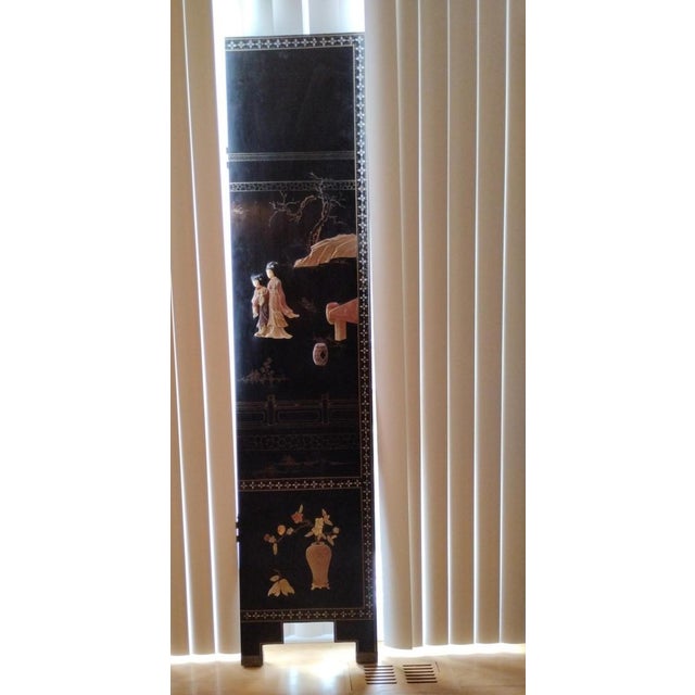 Asian Screen 6 Panel Room Divider Dressing Screen For Sale - Image 17 of 18