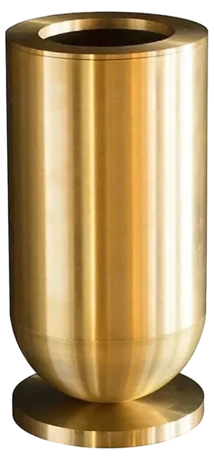 Cofete Brass Vase by Jan Garncarek