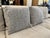 Design Plus Gallery presents a Pair of Faye Throw Pillows with Inserts from Pottery Barn. The pillows have a nubby black...