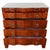A handsome pair of vintage John Stuart mahogany chests featuring elegant serpentine fronts, four spacious drawers,...
