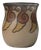 Art Deco Ceramic Vase with Hand-Painted Snails by L. Hjorth, 1940s For Sale