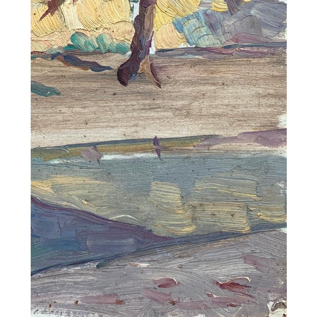 Socialist Realism Oil Painting, Ukrainian Artist Sokolovsky, 1960s 23-19 For Sale - Image 6 of 6
