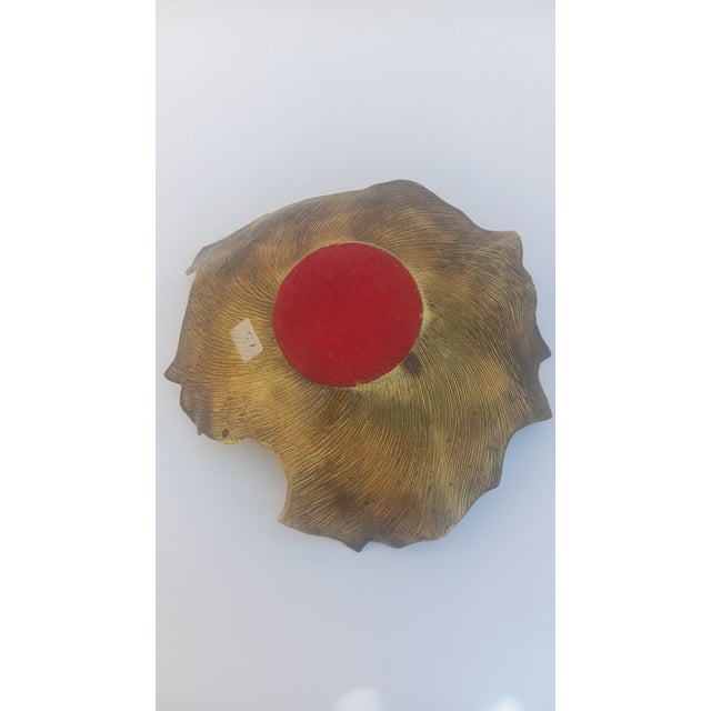 Brutalist Brutalist Abstract Gilt Metal Catchall, 1960s For Sale - Image 3 of 5