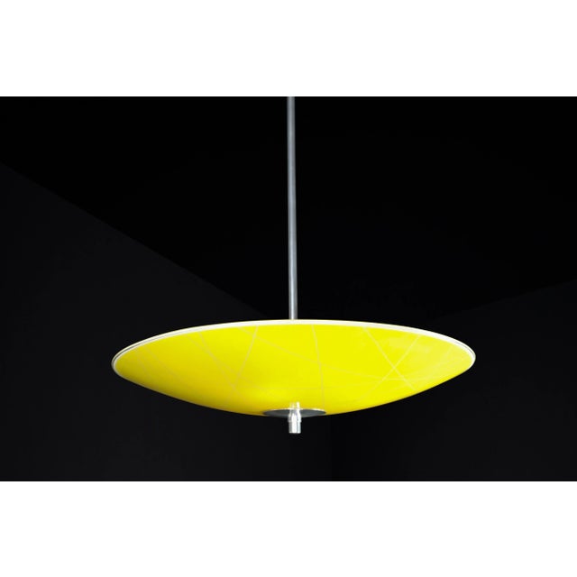 Mid-Century Glass Pendant Lamp Brussels World Expo 1958, 1960s For Sale - Image 4 of 9