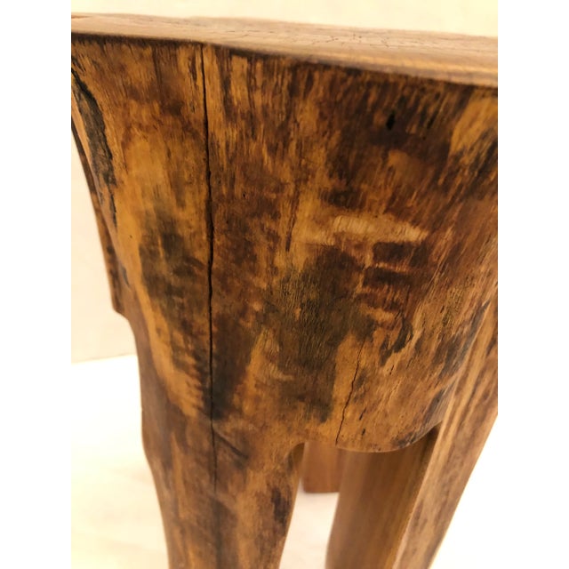 Organic Modern Irregular Shaped Drinks Table For Sale - Image 10 of 11