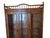 Ornamental & Decorative Materials Vintage Thomasville Faux Bamboo and Cane Glass Display Cabinet China Hutch For Sale - Image 7 of 17