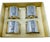 Elevate your tablescape with this handsome, vintage set of four (4) Hotel Collection napkin rings from Pottery Barn....