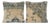 Turkish Oushak Rug Pillow Cover 19'' X 20'' & 20'' X 20'' - Set of Two For Sale