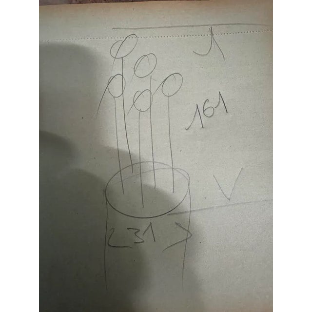 Murano Glass Lamp by Toni Zucherri for Venini, 1970s For Sale - Image 6 of 7