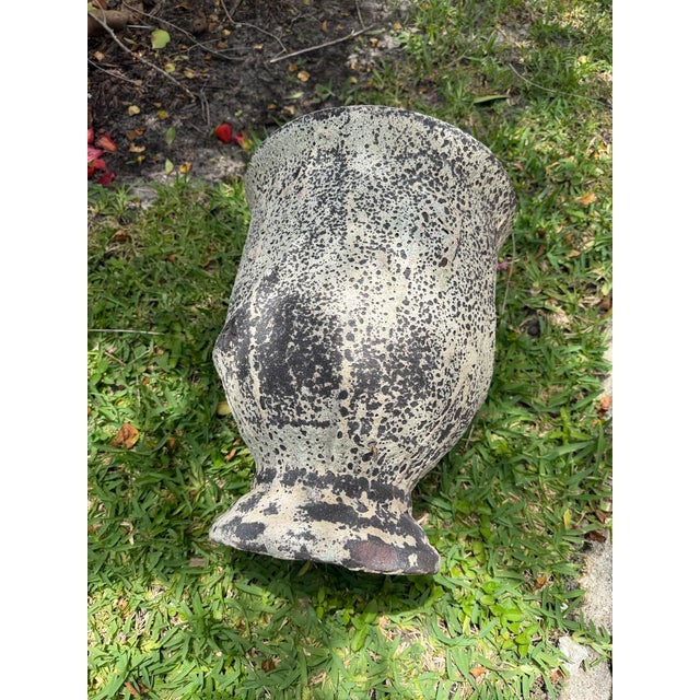 Ceramic Vintage Volcanic Glaze Terracotta Garden Planter For Sale - Image 7 of 10