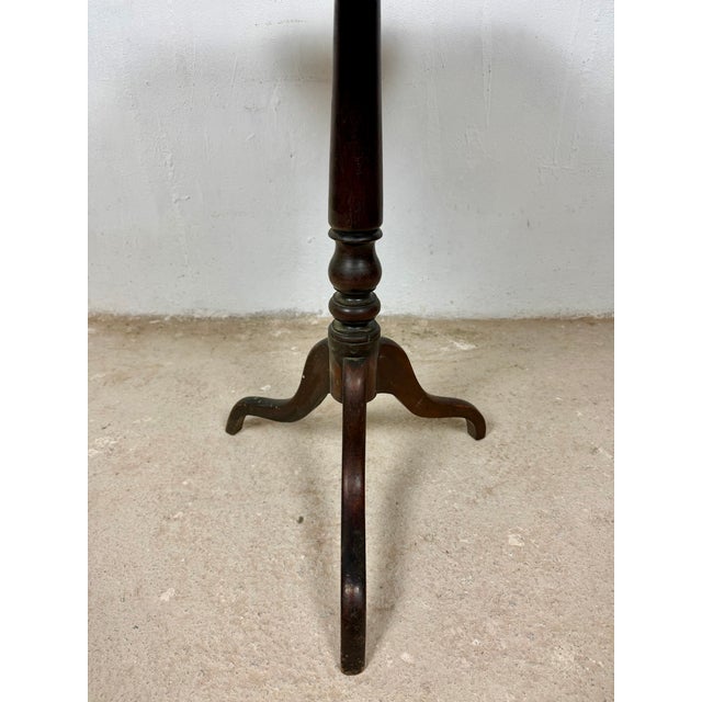 20th Century Spanish Rectangular-Top Side Table on Tripod Base, 1940 For Sale - Image 11 of 14