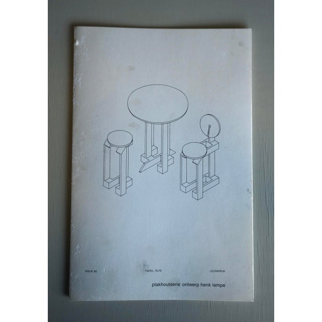 Vintage Dining Chairs by Henk Lampe, 1979, Set of 2 For Sale - Image 14 of 18
