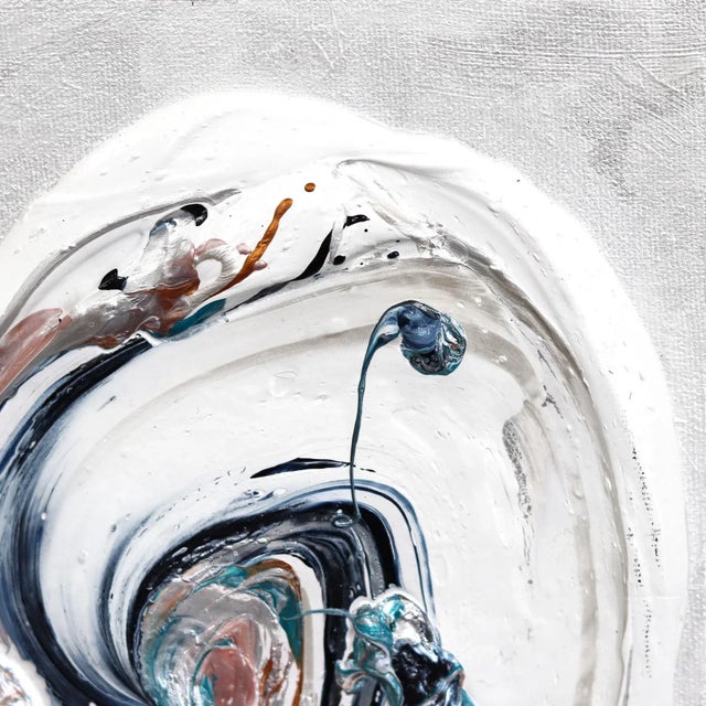 Abstract "Bloom No. 4" Contemporary Abstract Acrylic Painting by Cynthia Coulombe-Bégin For Sale - Image 3 of 10