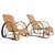 Set of Mid-Century Modern Bamboo and Rattan Loungers, Italy, 1960s For Sale - Image 16 of 16