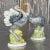 Mid-Century Modern Vintage Boho Glazed Ceramic Ostrich - a Pair For Sale - Image 3 of 7
