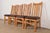 Mission Stickley Style Mission Oak Arts & Crafts High Back Dining Chairs, Set of Four For Sale - Image 3 of 12