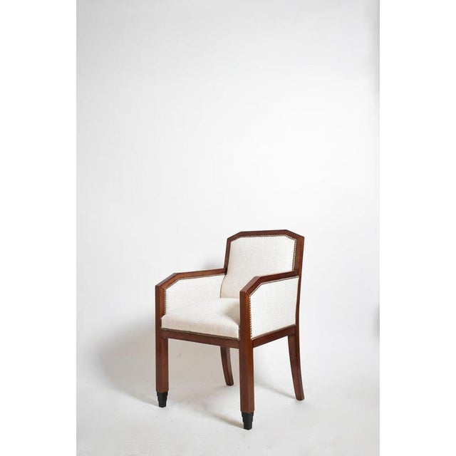 Amsterdam school office chair, 1930s. Height: 90 cm - 35.43 in Length: 58 cm - 22.83 in Width: 55 cm - 21.65 in Seating...
