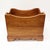 Solid oak file box features traditional pegged construction. The absence of dovetails indicates it was likely handmade by...