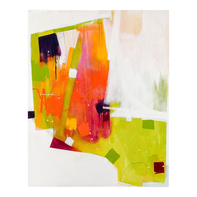 Contemporary Abstract Oil on Canvas "Existing Moment" by Xanda McCagg For Sale