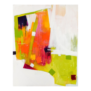 Contemporary Abstract Oil on Canvas "Existing Moment" by Xanda McCagg