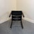 Late 20th Century Post Modern Ebonized Wood & Chrome Dining Chairs (Set of 4) For Sale - Image 12 of 14