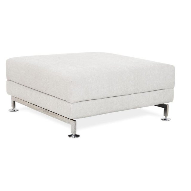 Textile Moule Corner Sofa and Ottoman in Grey Fabric from Brühl, Set of 2 For Sale - Image 7 of 18