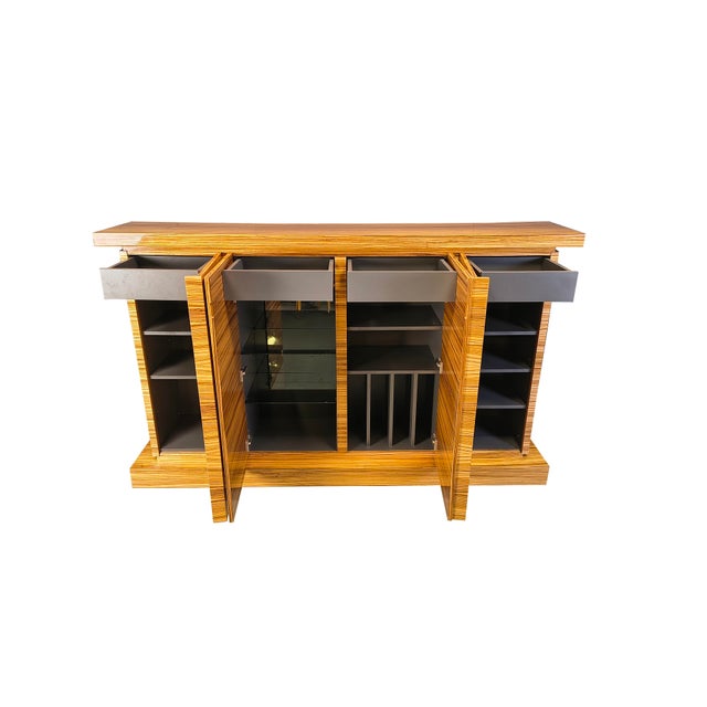 Postmodern Wooden Highboard from Aform, 1970s For Sale - Image 3 of 13