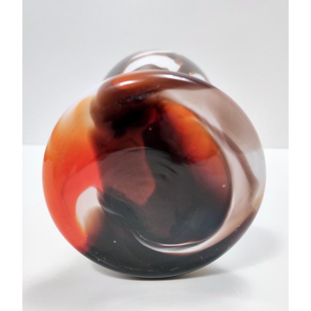 Vintage Italian Murano Glass Vase by Carlo Moretti, 1970s For Sale - Image 13 of 14
