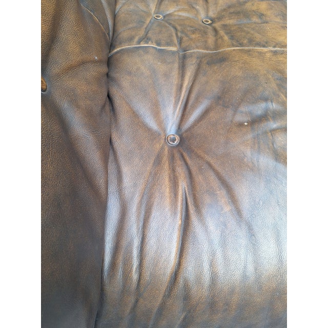 1960s Vintage Soriana Three-Seater Sofa in Dark Brown Leather by Afra and Tobia Scarpa for Cassina, 1960s For Sale - Image 5 of 16