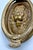 Mid 20th Century Vintage English Brass Lion Head Door Knocker — Oval Regency Style Lion Mask Knocker, Made in England For Sale - Image 5 of 8