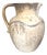 Handmade Beige-Yellow Crackle Glazed Ceramic Art Jug by Richard Uhlemeyer, Germany, 1970s For Sale