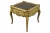 JOHN A COLBY & Sons French Provincial Pickled Wood 25" Square Accent End Table 24" High 25.5" Wide 25.5" Deep We...