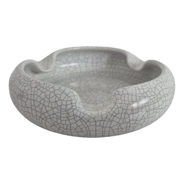 Large Craquele Ceramic Ashtray from Silberdistel, Germany, 1970s For Sale