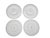 French Vintage Gien France White Artichoke Plates, Set of 4 For Sale - Image 3 of 7