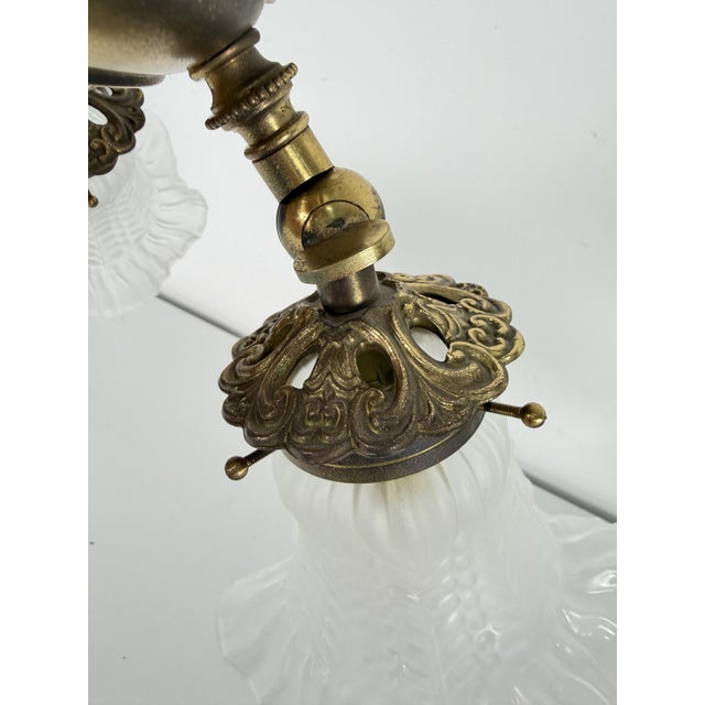 Adjustable Ceiling Lights in Brass and Murano Glass, 1960s, Set of 2 For Sale - Image 13 of 18