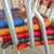 Vintage Aluminum and Plastic Wire Armchairs from Scoubidou, 1950s, Set of 5 For Sale - Image 6 of 17