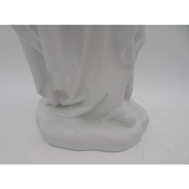 1970s Vintage Medieval Lady Bisque Porcelain Figurine, 1970s For Sale - Image 5 of 15