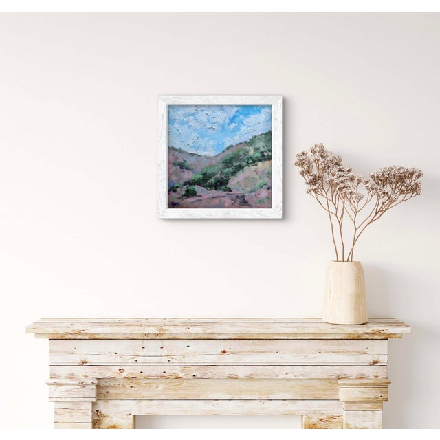 Beige Original Contemporary Oil Painting For Sale - Image 8 of 9