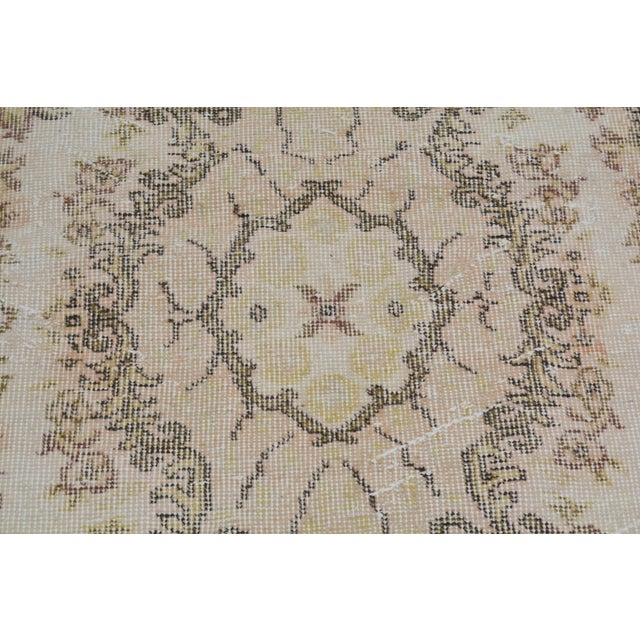 Turkish Vintage Turkish Anatolian Hand Knotted Wool Rug, 3'8X7'3 For Sale - Image 3 of 6
