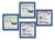 Wood Framed Camping Sentiment Sign (Set of 4) For Sale