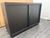 Rh Restoration Hardware Bezier Sideboard – 48" 2-Door Black Oak / Bronze | American White Oak | Designed by the Van Thiels For Sale - Image 17 of 18