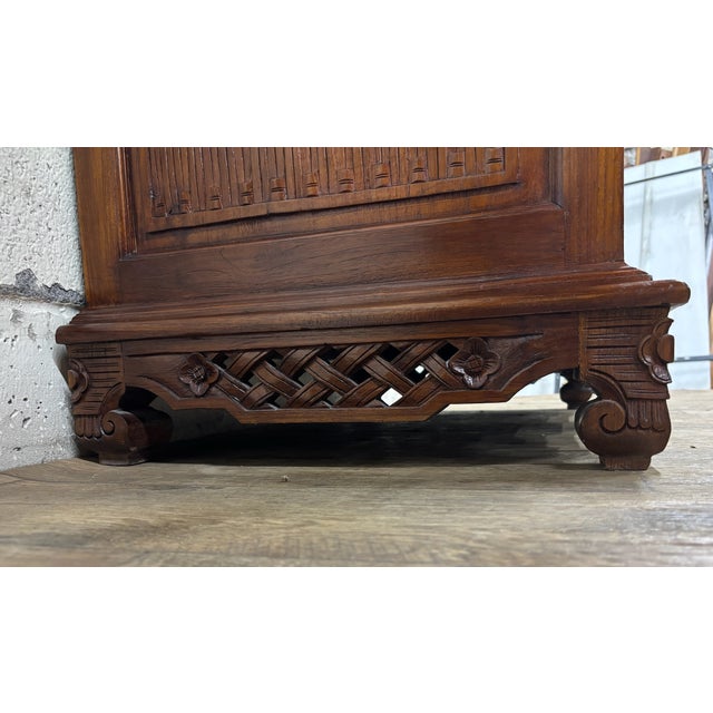 Vintage Indonesian Storage Cabinet For Sale In Kansas City - Image 6 of 12