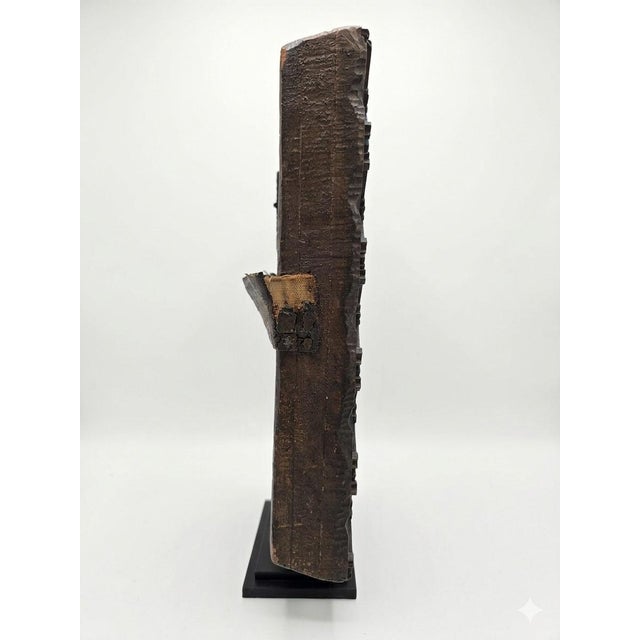 Fabric Printing Pad Mounted on Black Painted Steel Base, 1890s For Sale - Image 4 of 6