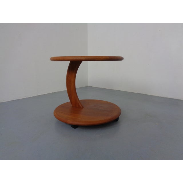 Teak Serving Trolley, Denmark, 1970s For Sale - Image 16 of 16