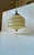 Beige Scandinavian Art Deco Opaline Glass Beehive Pendant Lamp, 1930s For Sale - Image 8 of 8
