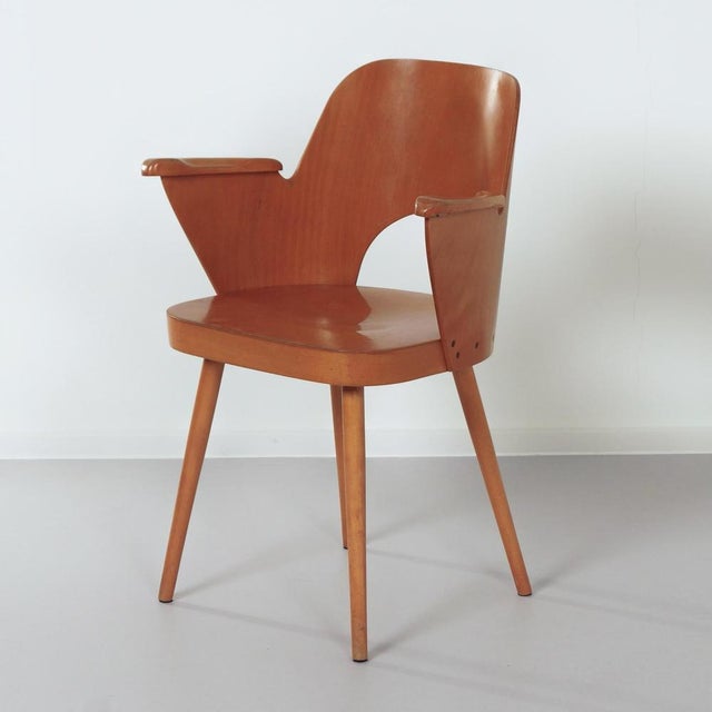 Thonet Vintage Armchair 1515 by Oswald Haerdtl for Thonet, 1950s For Sale - Image 4 of 12