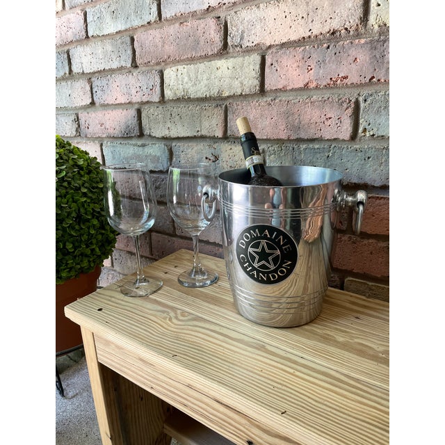 1970s French Domaine Chandon Champagne Ice Bucket by Argit For Sale - Image 14 of 15