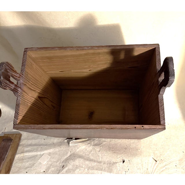 Japanese Japanese Antique Tool Caring Tansu (Box) For Sale - Image 3 of 5