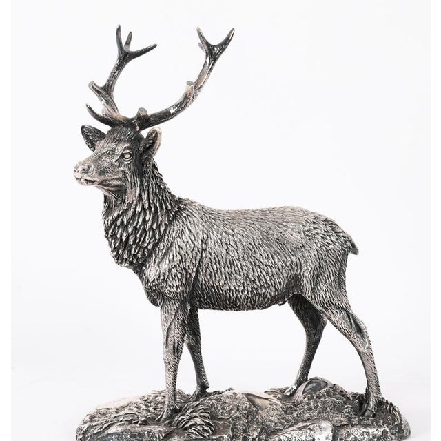 1980s Tom Mackie, Stag Animalier, 1987, Sterling Silver For Sale - Image 5 of 16
